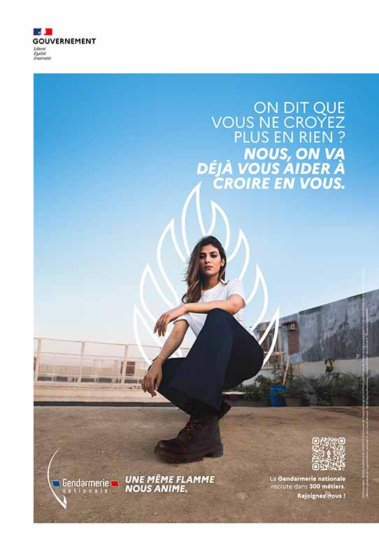 Affiche Recrutement Institutionnel - Jeu de miroirs vocation 3