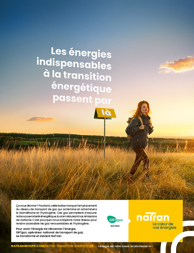 Affiche publicitaire Natran - Campagne Randonnée - Direction Artistique Julien Delarasse